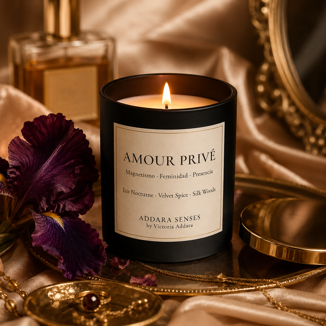 Vela Perfumada | Amour Prive | Colección Origen | Addara Senses | Victoria Addara