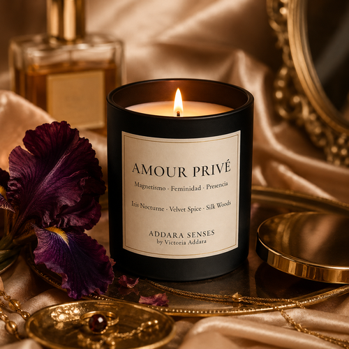 Vela Perfumada | Amour Prive | Colección Origen | Addara Senses | Victoria Addara