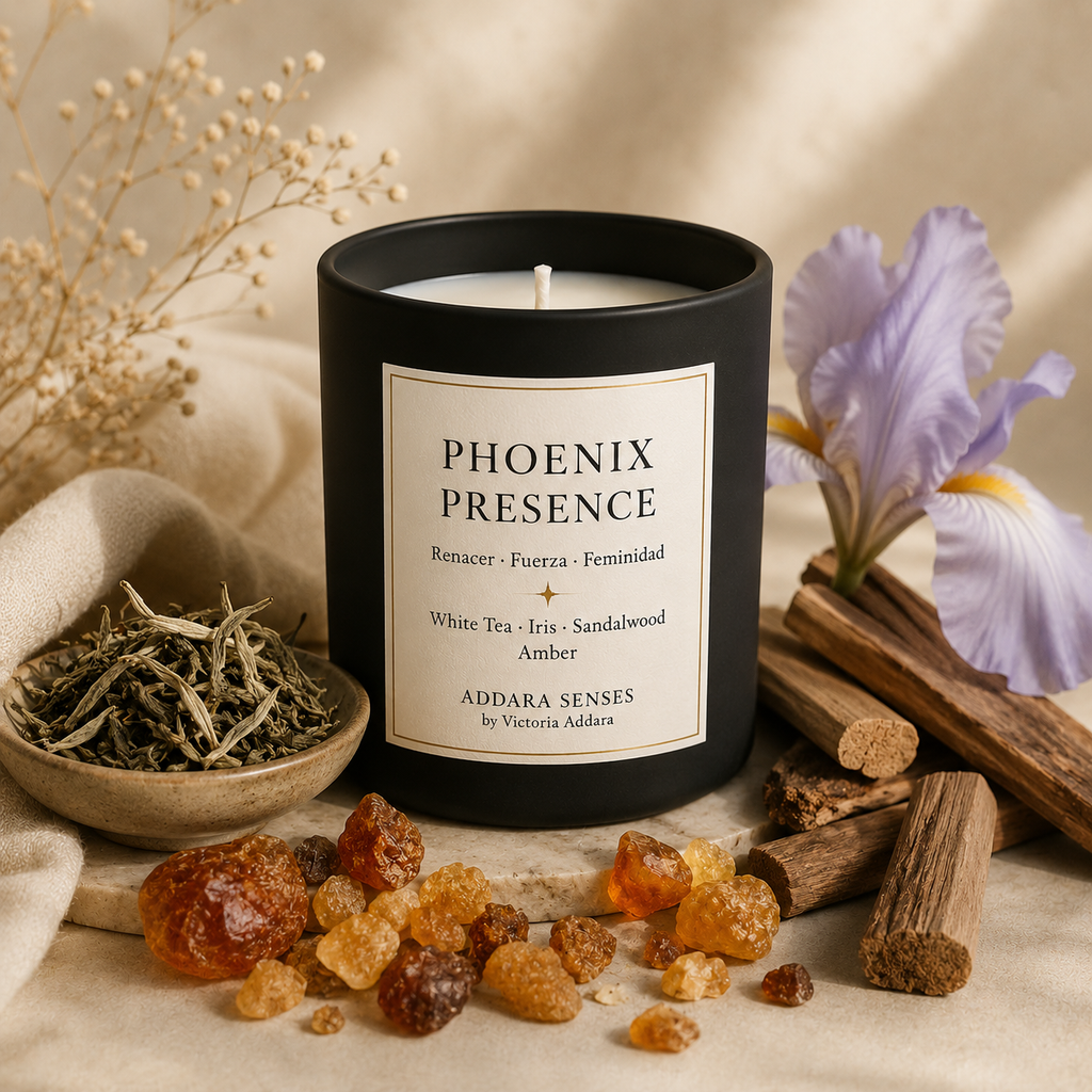 Vela Perfumada | Phoenix Presence | Colección Origen | Addara Senses