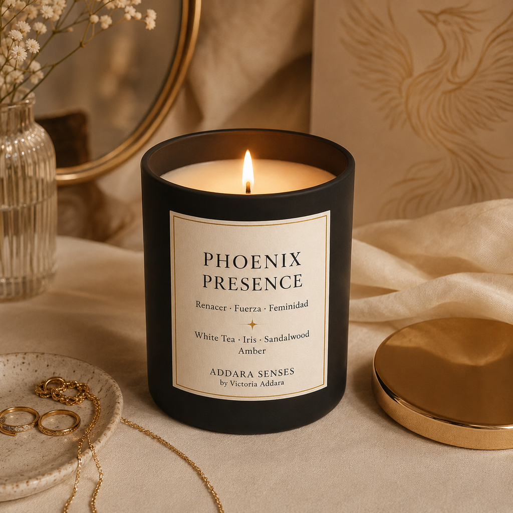 Vela Perfumada | Phoenix Presence | Colección Origen | Addara Senses